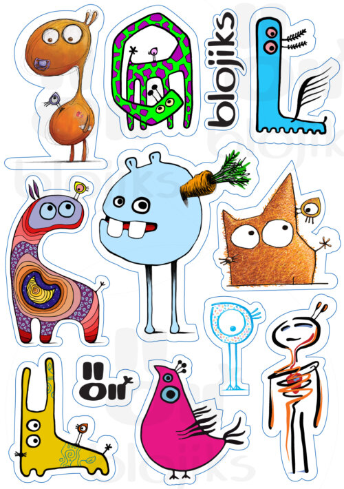 Blojiks stickers